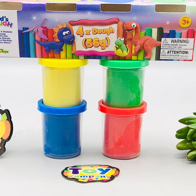 56g Kids Colorful Play Dough Set - 4Pcs