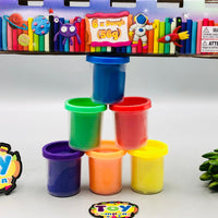 56g Kids Colorful Play Dough Set - 6Pcs