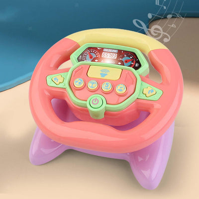 Battery Operated Kids Steering Wheel With Light & Music