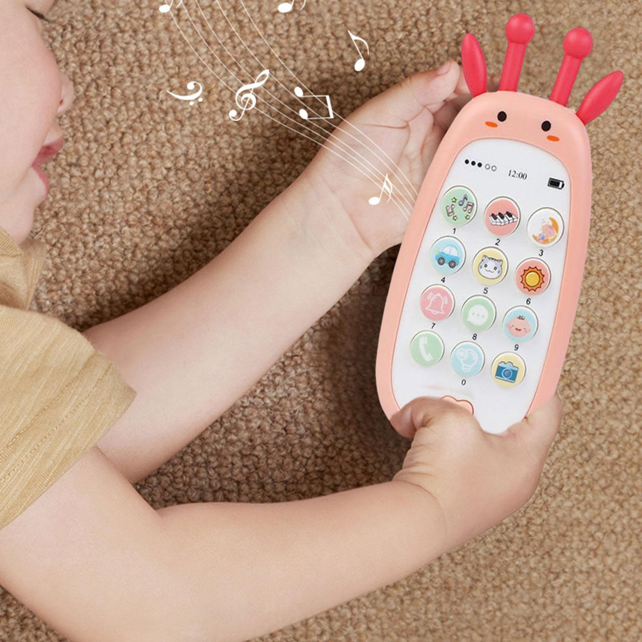 Giraffe Design Kids Musical Puzzle Mobile Phone