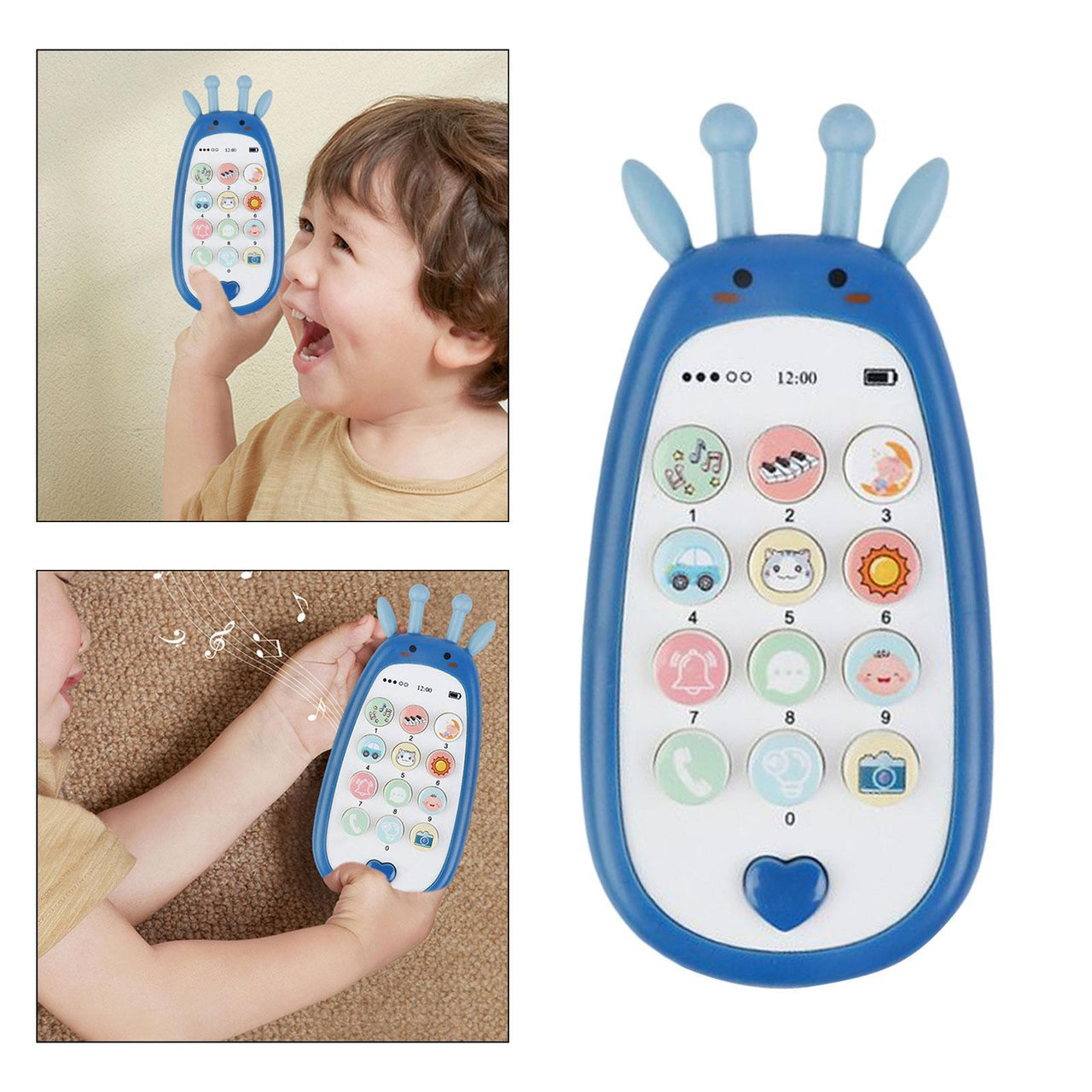 Giraffe Design Kids Musical Puzzle Mobile Phone