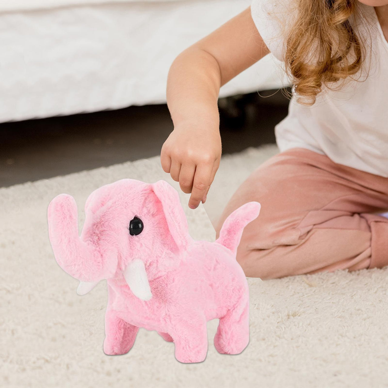 Cute Walking Plush Elephant With Sound