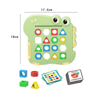 Dinosaur Pairing Shape Puzzle Game