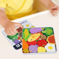 Toddlers Premium Vegetable Themed Solid Puzzle