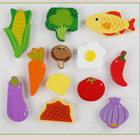 Toddlers Premium Vegetable Themed Solid Puzzle