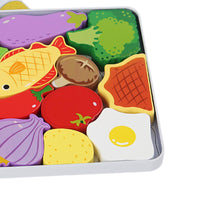 Toddlers Premium Vegetable Themed Solid Puzzle
