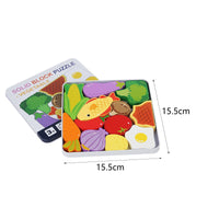 Toddlers Premium Vegetable Themed Solid Puzzle
