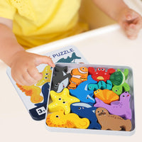 Toddlers Premium Ocean Themed Solid Puzzle