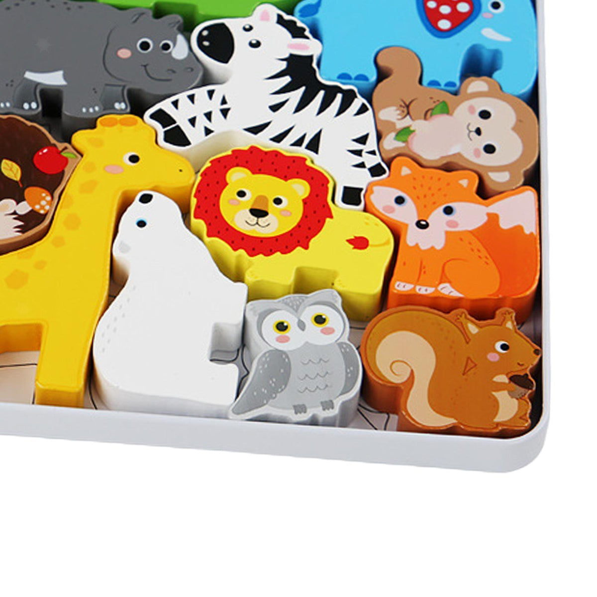 Toddlers Premium Animal Themed Solid Puzzle