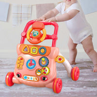 Multi-functional Baby Musical Walking Walker - Pink