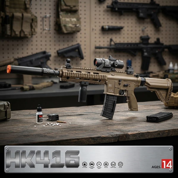 Electric HK416 Gel Blaster Shooting Riffle