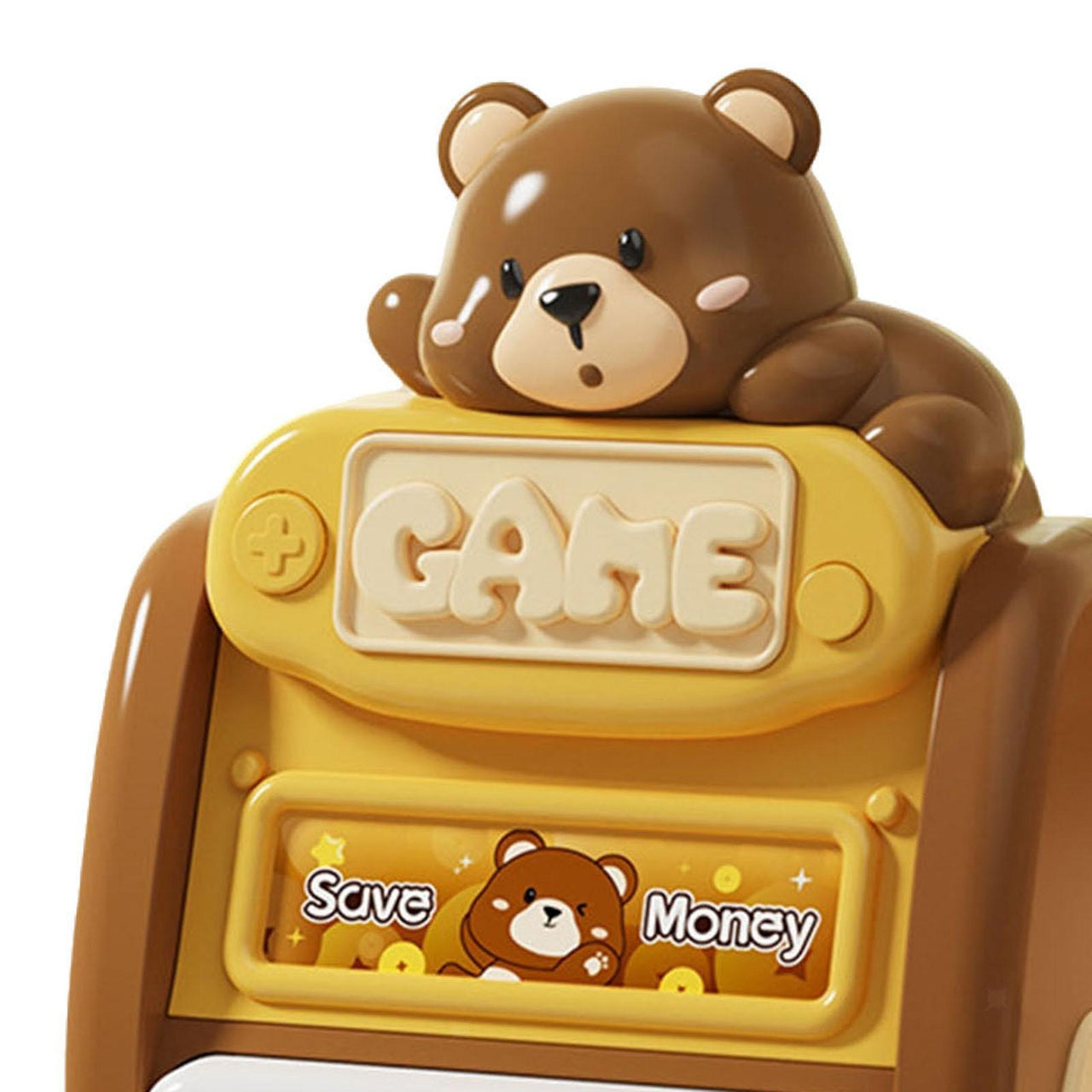 Kids Bear Fingerprint & Password Unlock ATM Machine