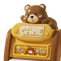 Kids Bear Fingerprint & Password Unlock ATM Machine