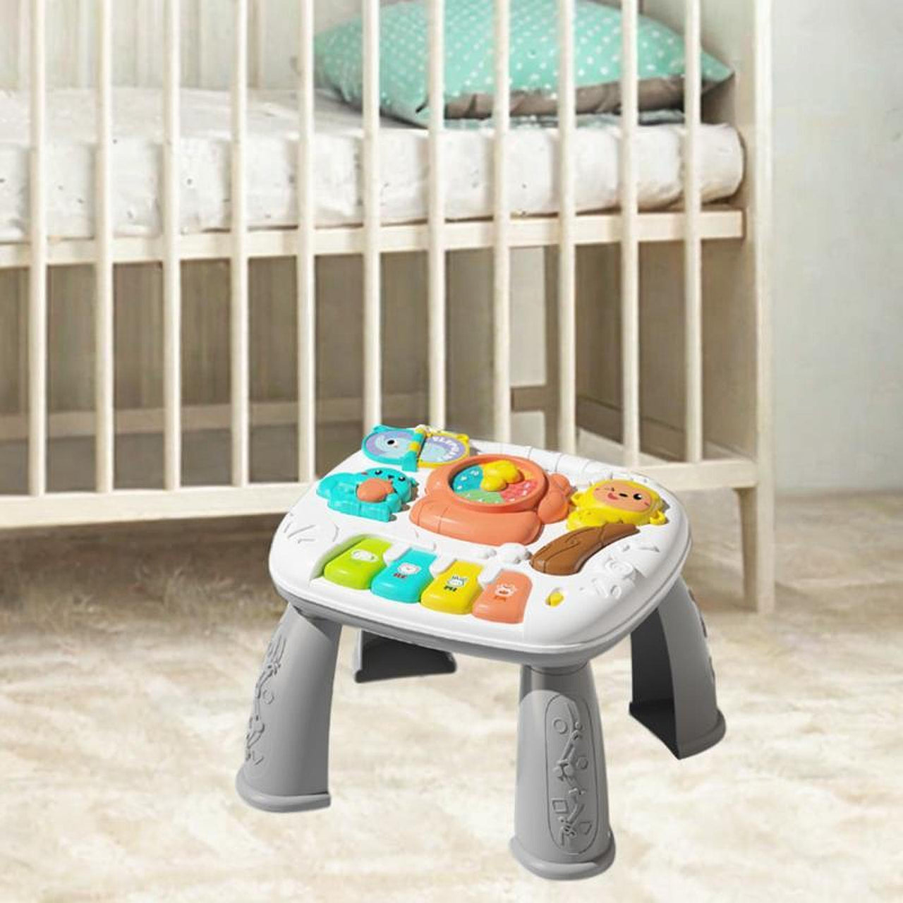 Multi-Functional Baby Musical Learning Activity Table - Green