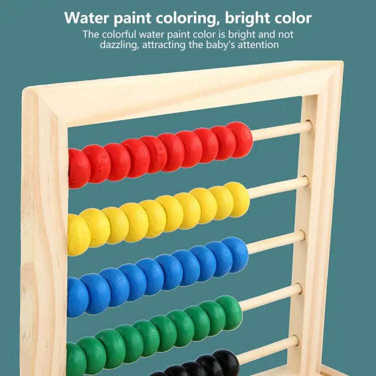 Wooden Abacus Study Calculation Blocks