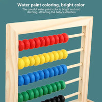 Wooden Abacus Study Calculation Blocks