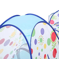 Thumbnail for 3in1 Foldable Tunnel Tent House - Blue
