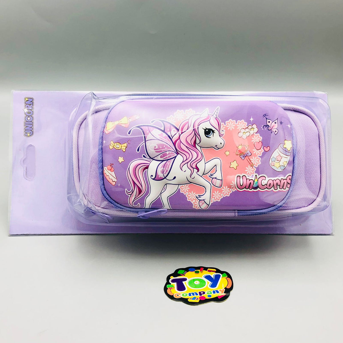 3D Unicorn Themed Kids Pencil Pouch