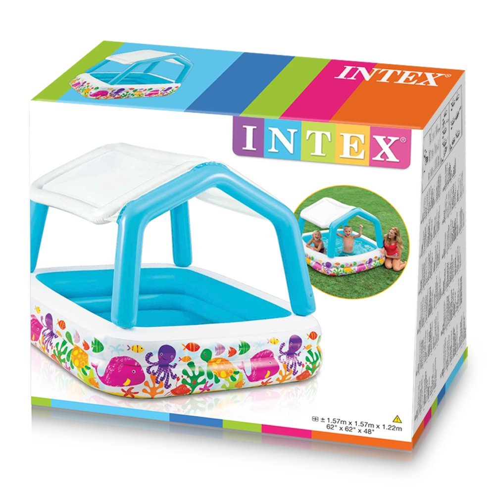 INTEX Sun Shade Baby Pool (62"x62"x48")