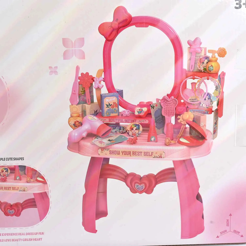 57Pcs Pretend Princess Dressing Table 