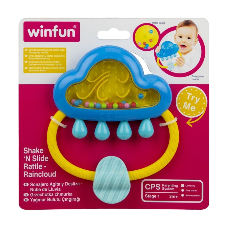 Winfun Shake 'N Slide Rattle-Raincloud