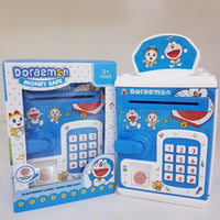 Doraemon Fingerprint Piggy Bank With Light & Sound