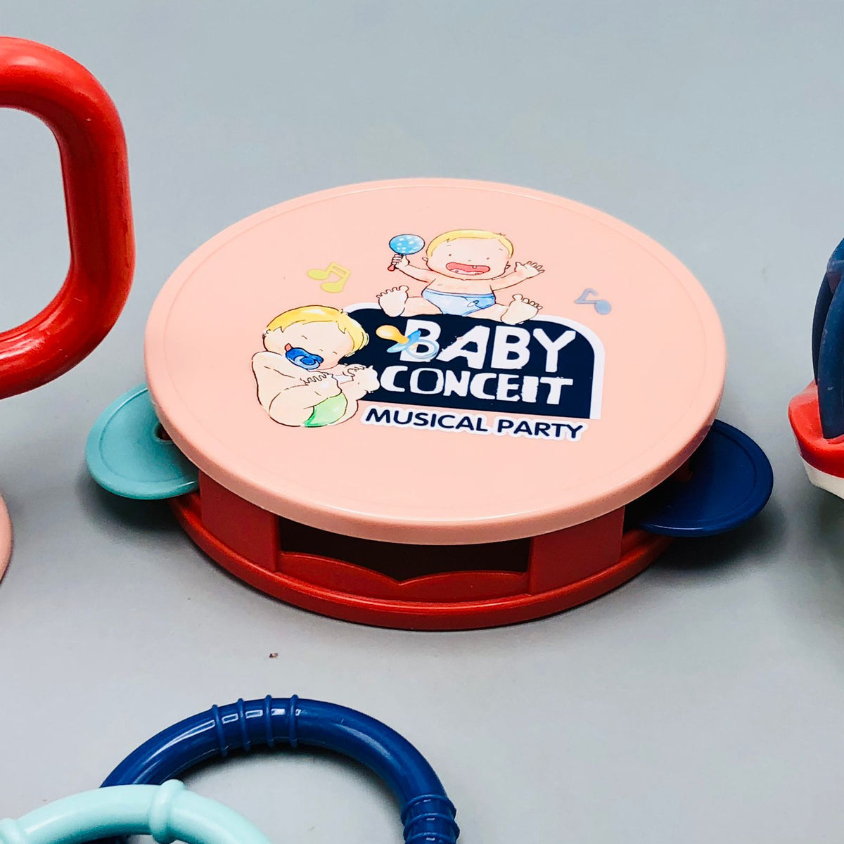 10Pcs Baby Rattles & Teethers Set With Storage Box