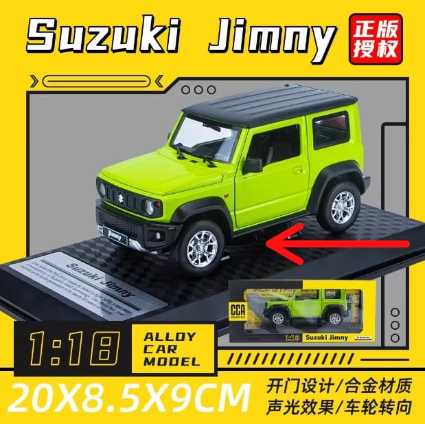 1:18 Diecast Suzuki Jimny Official Licensed Model - Minor Fault