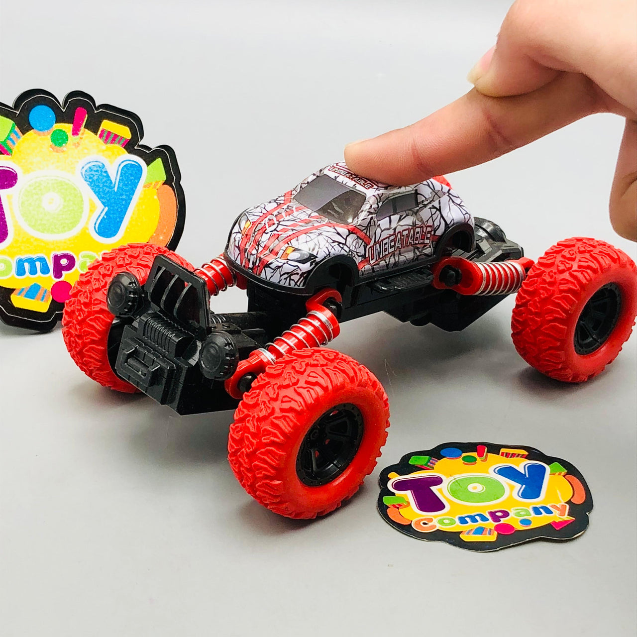 Mini Alloy Pullback Monster Off-Road Car - 1Pc