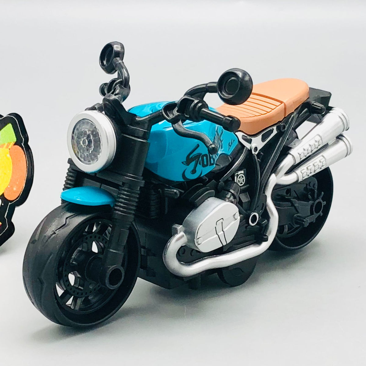 Mini ABS Inertial Retro Motorcycle Model - 1Pc