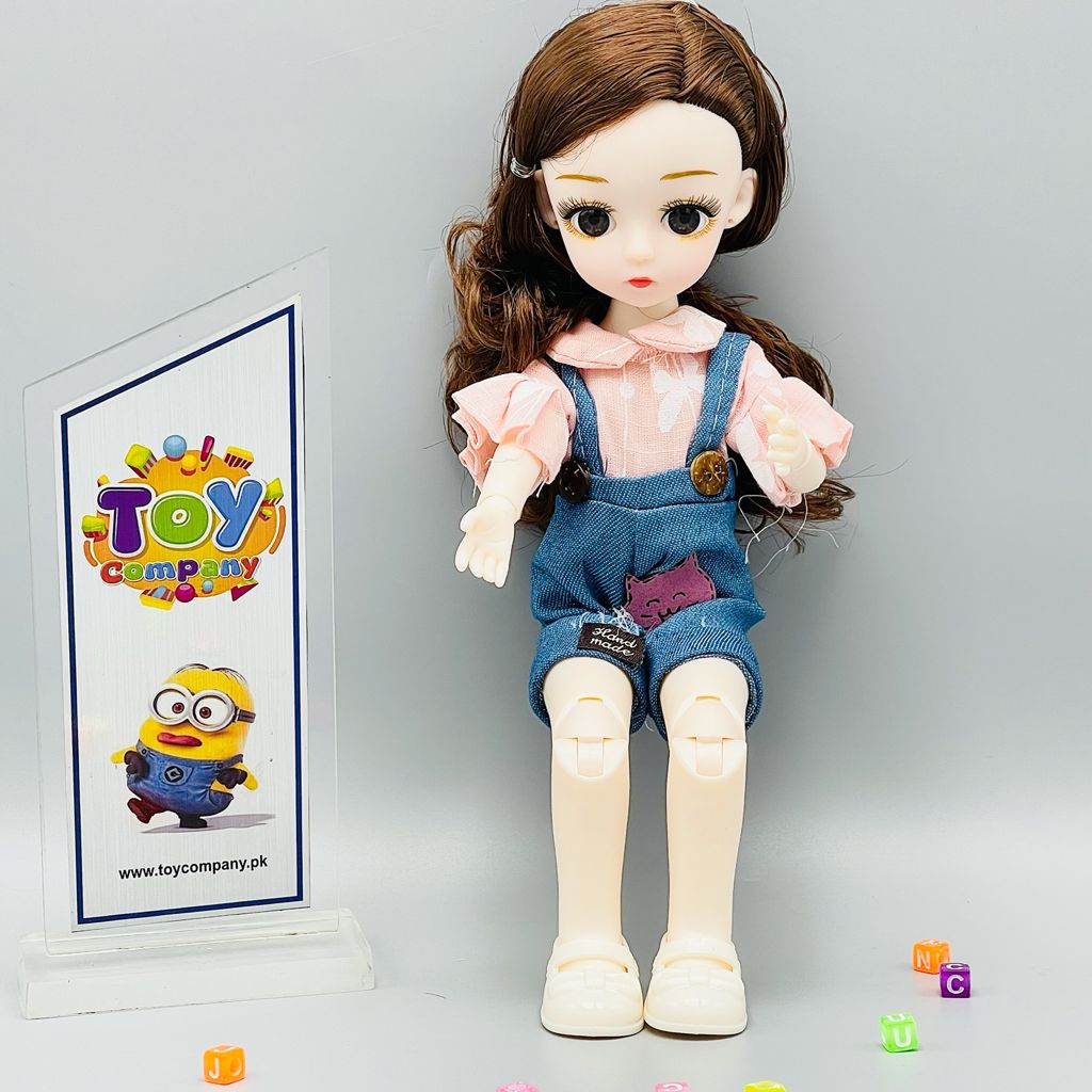Movable Joints Fashion Doll with Hand Made Clothing