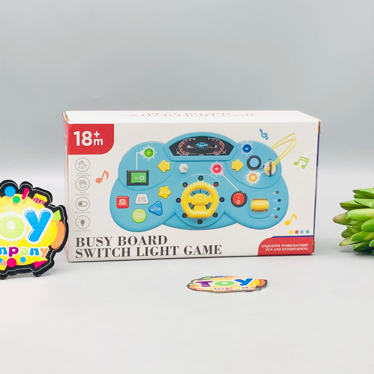 Toddlers Mini Steering Wheel With Colorful Lights