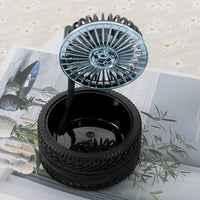 Rechargeable Silicon Tire Design Flexible Fan