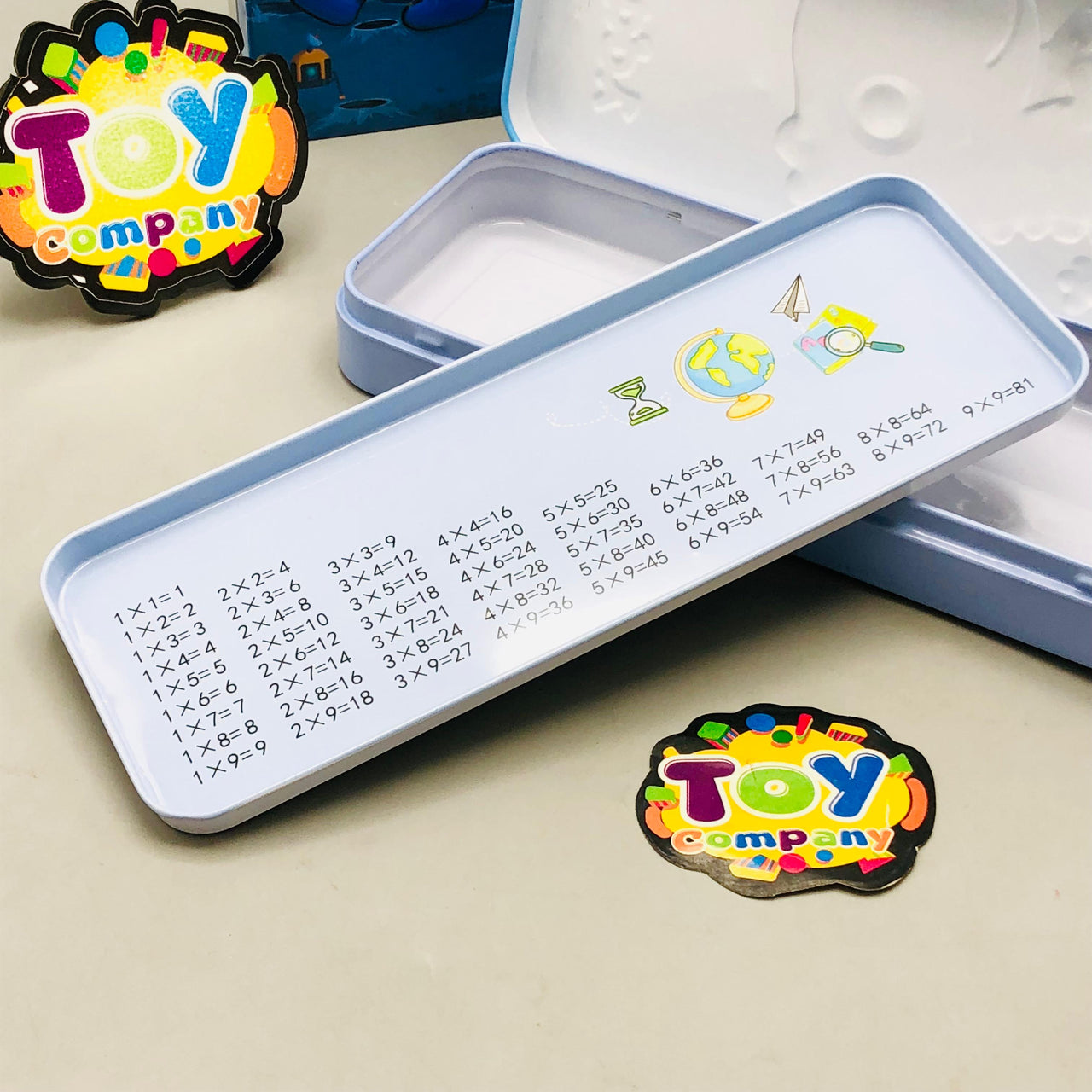 Dinosaur Themed Tin Geometry Box