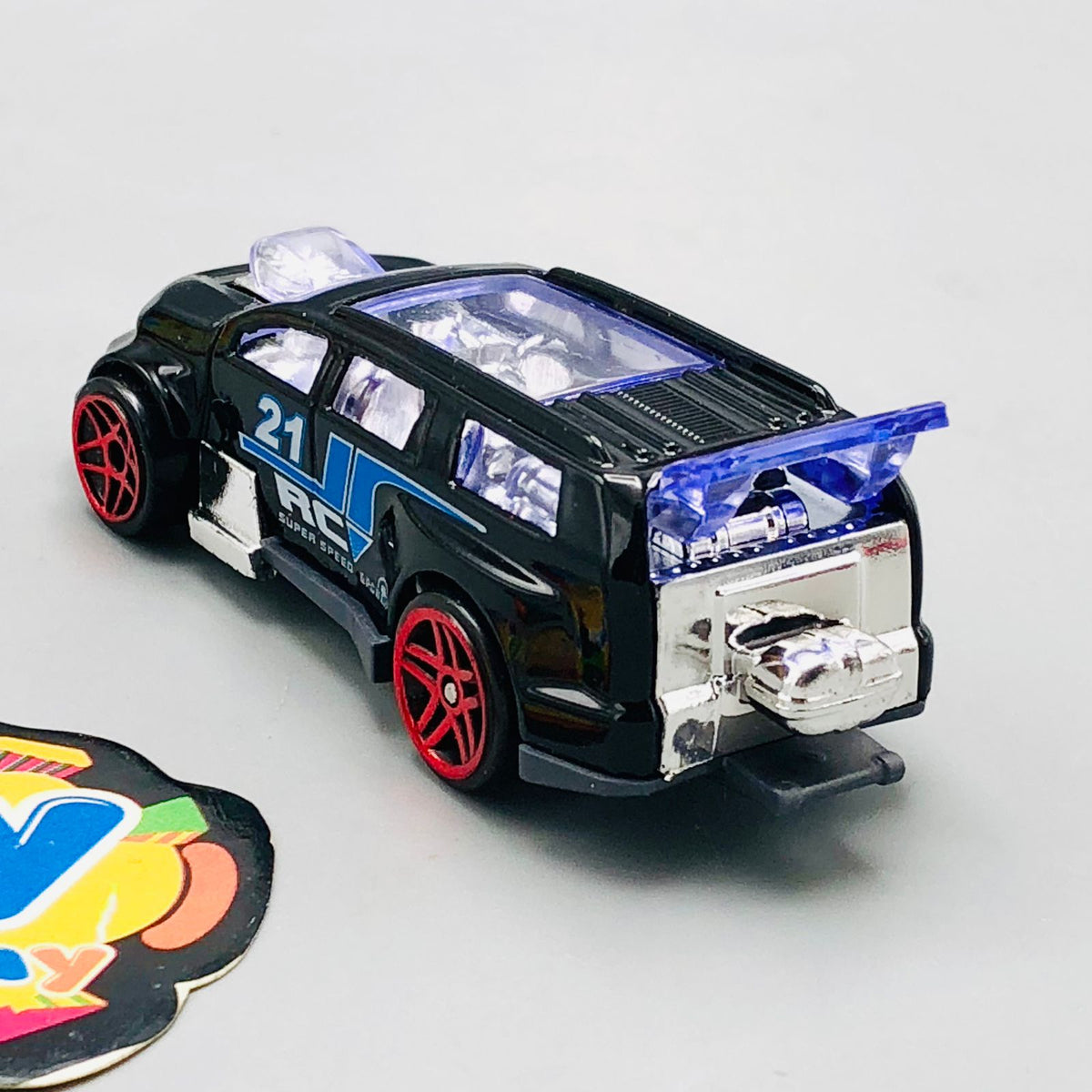 16Pcs Mini Diecast Inertial Cars With Display Racks