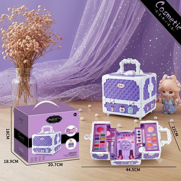 59Pcs Realistic 3 Layers Makeup Briefcase