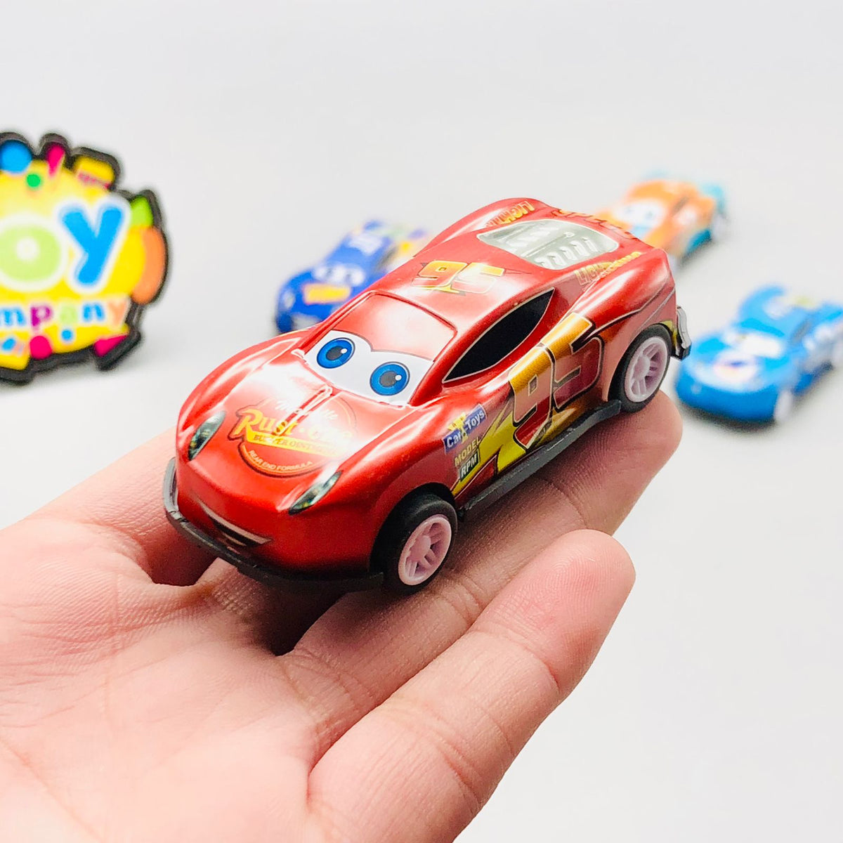 ABS Inertial Ejection Foldable Truck With 6Pcs Cars
