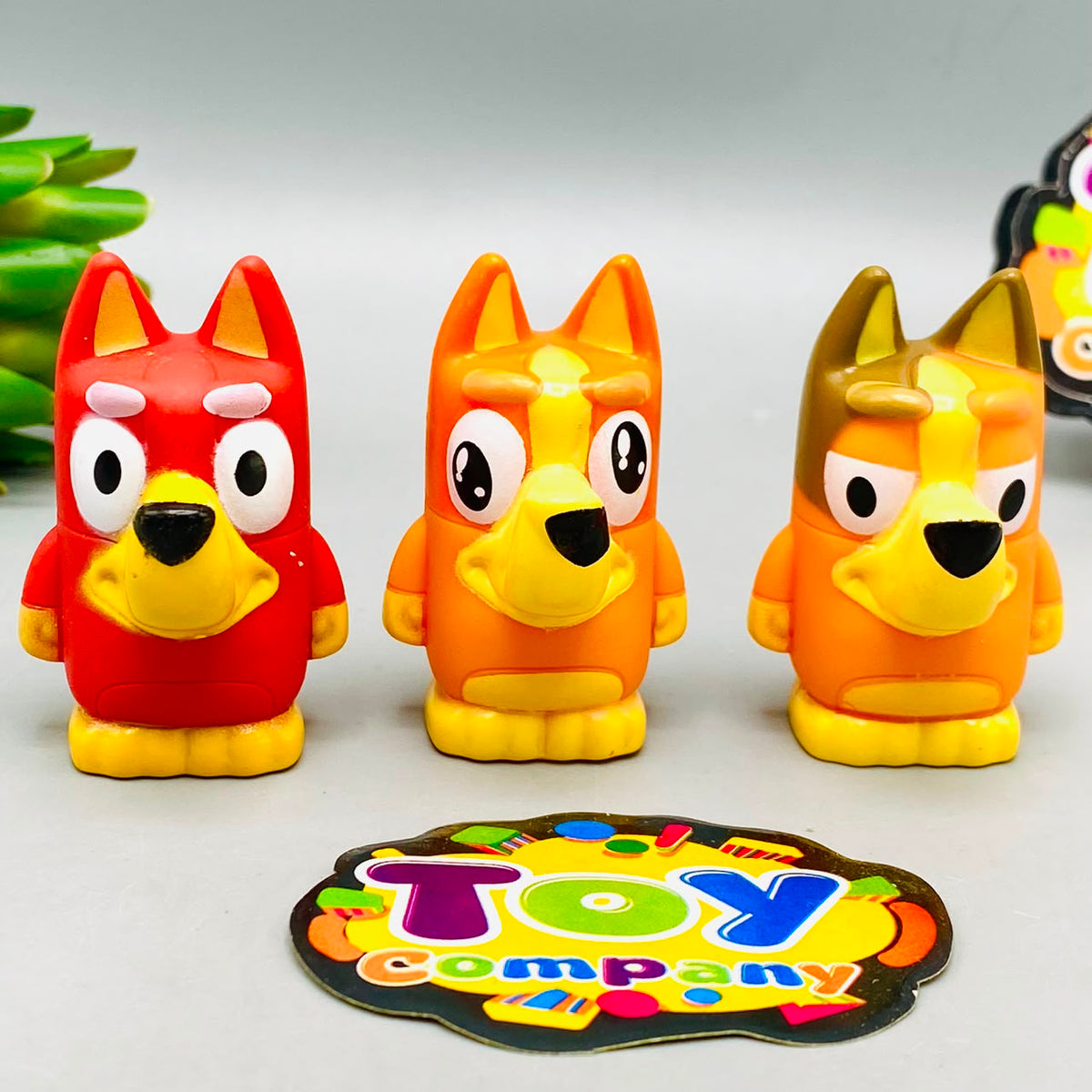 5Pcs Bluey Themed Finger Puppet