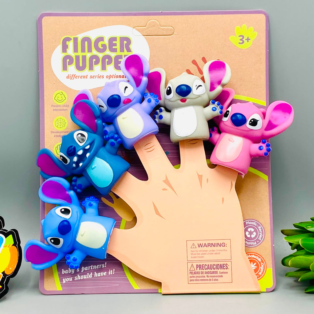 5Pcs Stitch Themed Finger Puppet