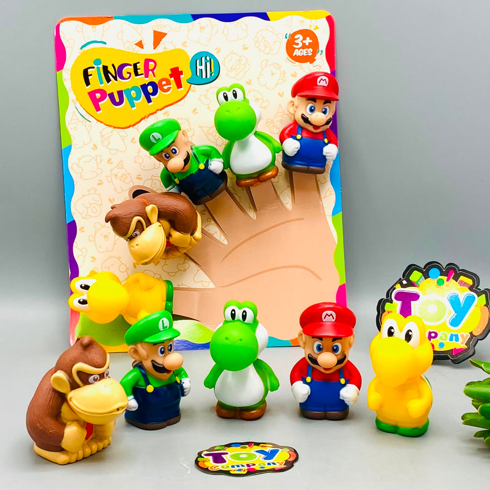 5Pcs Super Mario Themed Finger Puppet