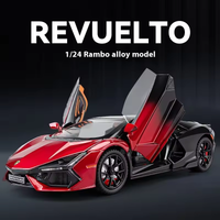 1:24 Diecast Lamborghini Revuelto Model Car With Smoke