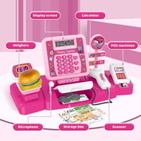 Girls Hamburger Cash Register Toy With Sound