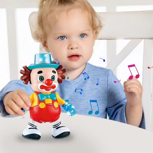 Cute Dancing Clown With Light & Sound