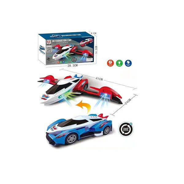 Electric Deformation Rotating Car With Light & Sound