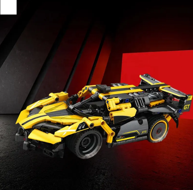 2.4GHz RC DIY LEGO Bricks Bugatti Model - 372Pcs