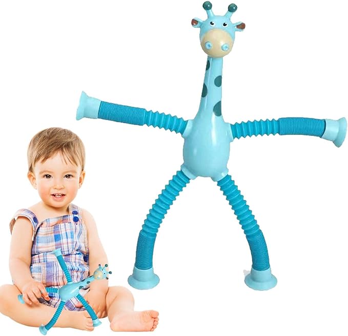 Kids Giraffe Fidget Toy With Suction Cup - 1Pc