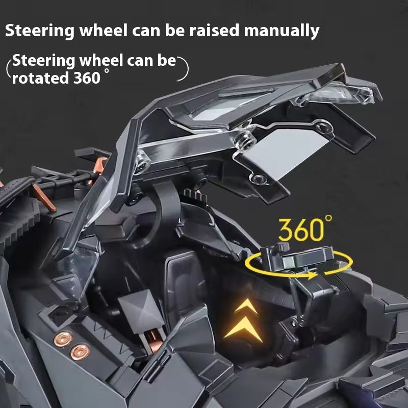 1:18 Diecast Batman Model Car With Smoke