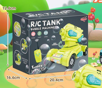 RC Tank Colorful Bubble Machine