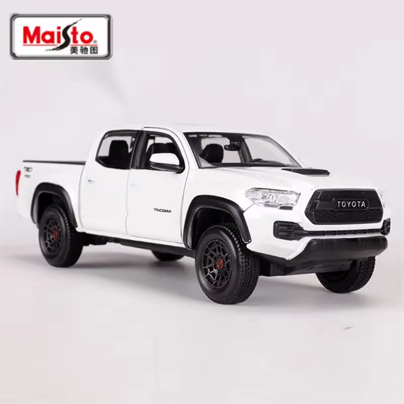 Maisto 1:27 Toyota Tacoma TRD PRO Model - White