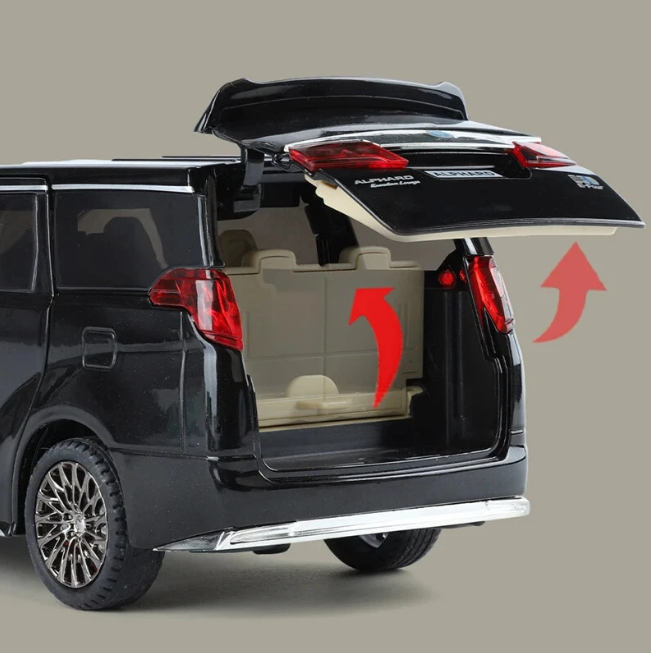 1:24 Diecast Toyota Alphard Van With Key